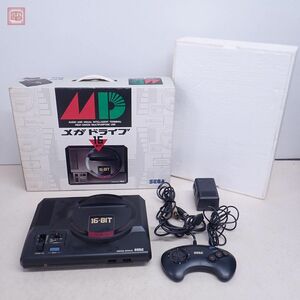 動作品 MD メガドライブ 本体 HAA-2510 MEGA DRIVE セガ SEGA 箱付【20