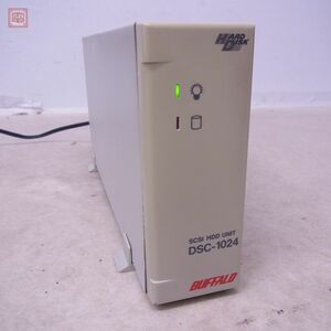 BUFFALO SCSI HDD UNIT DSC-1024 DoD消去済み 通電のみ確認 外付けHDD バッファロー パーツ取りにどうぞ【10