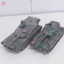 組立済 陸上自衛隊90式戦車/レオパルト2/陸上自衛隊99式自走155mmりゅう弾砲 等 まとめて10点セット ジャンク【40_画像8