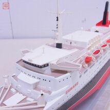 製作品 メーカー不明 クイーンエリザベス2 完成品 ケース付き 全長650mm Queen Elizabeth 現状品【FF_画像7