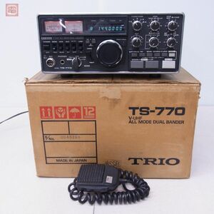 トリオ TRIO TS-770 144/430MHz 元箱付 ジャンク【40