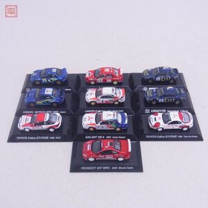 CM’s 1/64 ラリーカーコレクション スバル インプレッサ WRC/プジョー 307 WRC/トヨタ セリカ GT-Four 他 まとめて10台セット【10