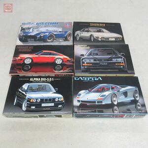 組立途中 フジミ 1/24 トヨタ SV-3/ポルシェ911 カレラ/シェルビー アメリカン コブラ 等 まとめて6点セット FUJIMI ジャンク【40