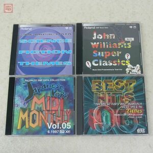 FD CD-ROM 4点セット MIDIファイル SMF MUSIC DATA ジョン・ウィリアムズ・スーパー・クラシックス SFテーマ・コレクション 等 Roland【10