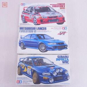 未組立 タミヤ 1/24 三菱 ランサーエボリューションV WRC/スバル インプレッサ WRC ’98 Monte Carlo仕様 他 計3点セット TAMIYA【20