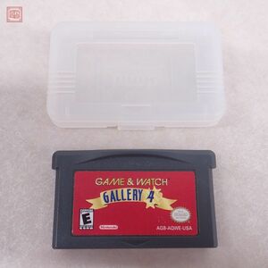 動作保証品 ※ソフトのみ GBA ゲームボーイアドバンス 海外版 ゲーム＆ウォッチ ギャラリー 4 GAME & WATCH GALLERY 4 任天堂 Nintendo【PP