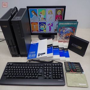 1円〜 オーバーホール済 SHARP X68000XVI (CZ-643C-TN) 本体 キーボード(DSETK0022CE02)/取説/システムFD/オマケソフト付 シャープ【40