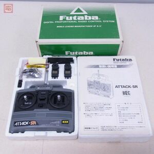 フタバ ATTACK-SR FP-T2VR 2サーボセット FP-S148 プロポ 送信機 RCパーツ ラジコン Futaba 受信機欠品 通電確認済 現状品【20