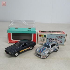 ダイヤペット ポルシェ 935RSR ターボ マルティーニ・レーシング/三菱 コルディアXPターボ 2台セット ヨネザワ 日本製 Diapet YONEZAWA【10