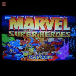 1円〜 ※ROMのみ カプコン/CAPCOM マーヴル・スーパーヒーローズ MARVEL SUPER HEROES CPSII イン取帯純正 動作確認済【20