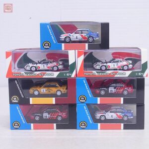 パラゴン/ポップレース 1/64 三菱 ギャラン VR-4/トヨタ セリカ GT-FOUR ダブリ含む7点セット MITSUBISHI GALANT TOYOTA CELICA【10