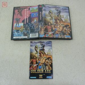 動作保証品 MD メガドライブ ゴールデンアックス 3 GOLDEN AXE III セガ SEGA 箱説付【10