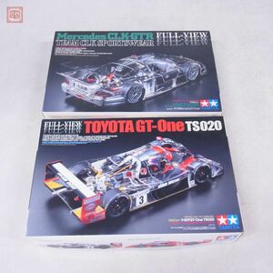 未組立 タミヤ 1/24 フルビュー メルセデス CLK-GTR チームCLKスポーツウェアー/トヨタGT-One TS020 まとめて2個セット TAMIYA【20