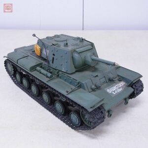 ヘンロン 1/16 RC バトルタンク Russia KV-1 破損有 動作未確認 ジャンク HENG LONG REAL ACTION BATTLE TANK ラジコン 戦車【20