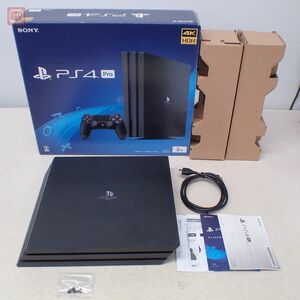 PS4 Pro プレステ4 プロ 本体 CUH-7200C 2TB ジェット・ブラック Jet Black HDDなし ソニー SONY 箱説付 動作確認済【40