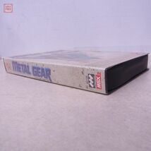 1円〜 動作保証品 MSX2 ROM メタルギア METAL GEAR コナミ KONAMI 箱説付【10_画像6