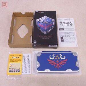 未使用 new ニンテンドー 2DS LL 本体 HYLIAN SHIELD EDITION ハイリア シールド エディション 任天堂 Nintendo ゼルダの伝説 箱説付【10