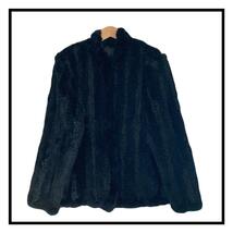 リアルラビットファージャケット　コート　高級毛皮　ブラック　レディース　M_画像1