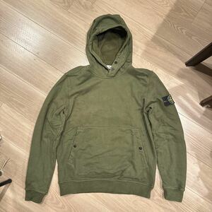 サイズL STONE ISLAND PULLOVER ストーンアイランド パーカー スウェット プルオーバー オリーブ Supreme シュプリーム SWEAT