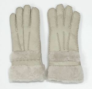  outlet new goods * mouton gloves lady's leather glove protection against cold book@ leather gloves ivory 