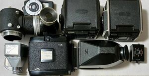 ZENZA BRONICA E.LEITZ WETZLER SEKONIC YASHICA DE MORNAY マミヤ PROS等 カメラ機材 まとめ ジャンク扱い 激安一円スタート