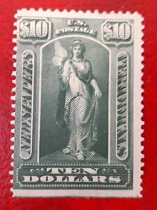  America 1895 year 10 dollar unused stamp OG H