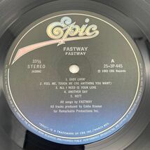 【帯付】ファストウェイ/Fastway/レコード/LP/83年作/NWOBHM/Motorhead/Humble Pie/_画像5