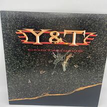 【USオリジナル】Y & T/Contagious/レコード/LP/_画像1