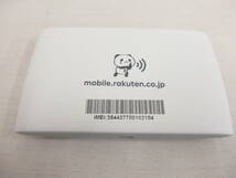 kd44) Rakuten ZTE Wi-Fi Pocket 2c ZR03M White (ZKZT2120WH) 利用制限:〇 中古_画像4
