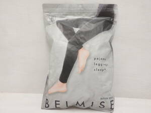 za83) BELMISE PAJAMA LEGGINGS SLEEP + ベルミス パジャマレギンス スリーププラス サイズM ビターグレー