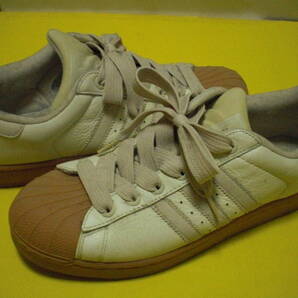 【割引】adidas アディダス★SUPERSTARⅡ スーパースターⅡ★ホワイト/生成りゴム★28センチ