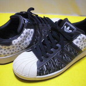 【割引】adidas アディダス★SUPERSTARⅡ スーパースターⅡ★ホワイト&ブラックツートン★27.5センチ