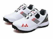 ゴルフシューズ メンズ スパイクレス 兼用 ゴルフ 靴 軽量 軽い 紐タイプ スニーカータイプ スパイクレスシューズ カジュアル_画像1