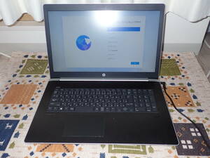 ジャンク　★17.3インチHD★HP Probook 470 G5 Core i７ 8550U /8GB/M.２の500GB/WiFi/WebCam/WIN11アップグレード品