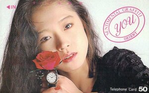 ★中森明菜　SENTIMENTAL GRAFFTY YOU ORIENT★テレカ５０度数未使用nf_64