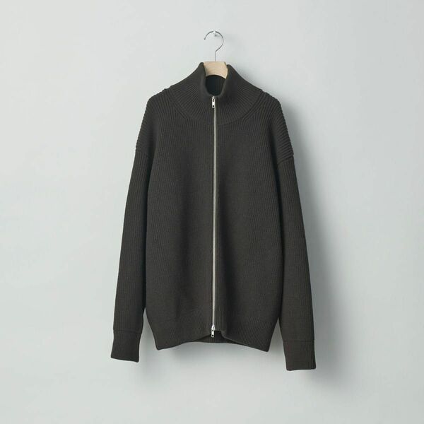 最終価格　新品未使用　OVERSIZED DRIVERS KNIT ZIP JACKET stein ドライバーズニット　カーキ