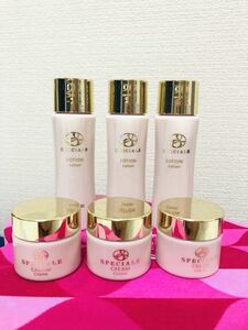 【未使用】【即決】ノエビア スペチアーレ クリーム7g x 3個 ローション20ml x 3本 非売品 NOEVIR SPECIALE Cream Lotion