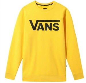 【L】VANS バンズ トレーナー VANS CLASSIC CREW/レモン