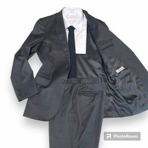  REDA レダ SILKY EFFECT　セットアップ スーツ AB6 グレー　形態安定　テーラードジャケット　入学式 卒業式 結婚式 二次会
