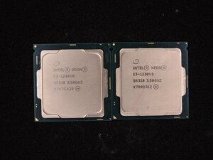 【T310】CPU★XEON E3-1230V6 3.50GHz 2個セット
