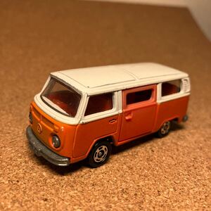 TOMICA 青箱 トミカ フォルクスワーゲン マイクロバス VOLKSWAGEN MICROBUS タイプ2 レイトバス 日本製 外国車シリーズ F29 中古 1