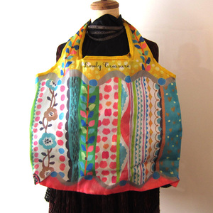  beautiful goods DESIGNERS JAPAN* cute . pattern. folding eko-bag 