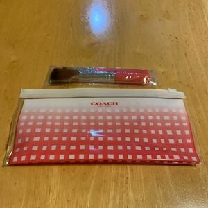 雑誌付録　coach コーチ　ブラシセット　新品　ケース汚れあり　最終