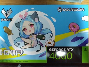 ［ 中古完動品］maxsun GeForce iCraft RTX4060 OC Ltd Edition グラフィックボード 8GB GDDR6