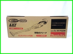  Makita 18V rechargeable cleaner CL181FDZW ( white ) ( body only )[ Capsule type / one touch switch ] # safe Makita original / new goods / unused #