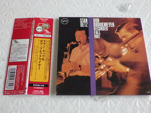 CD スタンゲッツ＆ボブ ブルック マイヤー 1961 STAN GETZ