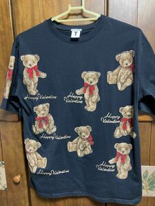 美品キラキラクマちゃんが可愛いTシャツご自宅で洗濯OK