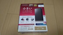 新品 HDPT-UTS1K 外付けHDD 高速カクうす カーボンブラック [1TB /ポータブル型] PC 録画用ハードディスク ポータブル _画像1