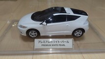 【送料無料】ホンダ CR-Z 非売品 カラーサンプル ミニカー ホワイトパール コレクション_画像3