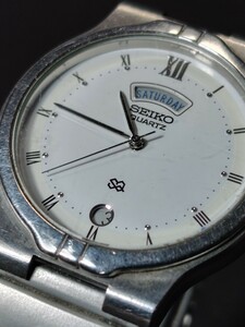 SEIKO　SQ QZ セイコー エスキュー　クオーツ　デイデイト　メンズ 腕時計　264 sq‐3